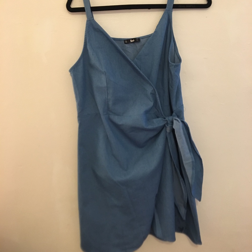 Wrap Chambray Dress